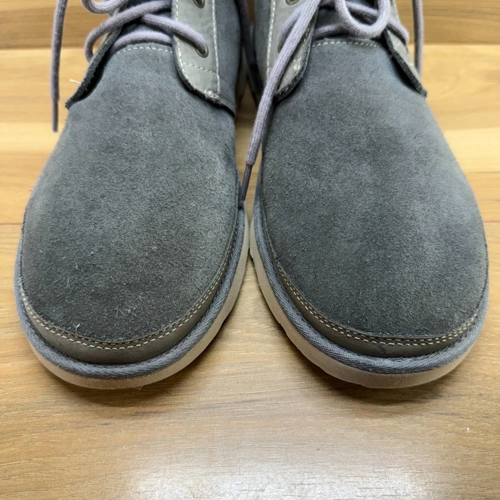 UGG Neumel Chukka Unlined Boot Mens 12 Gray Suede Desert Minimalist Casual
